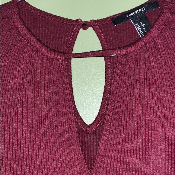 Midi burgundy dress - Picture 3 of 3